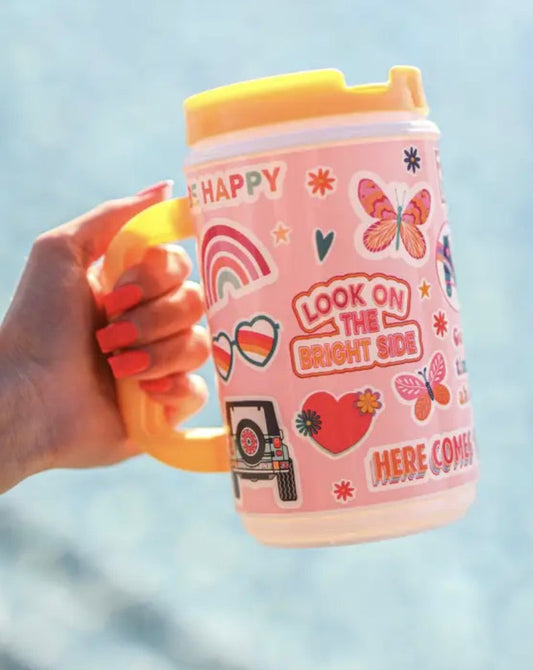 Thermo Jug - Sunny Days Ahead (Collage Pink/Yellow)
