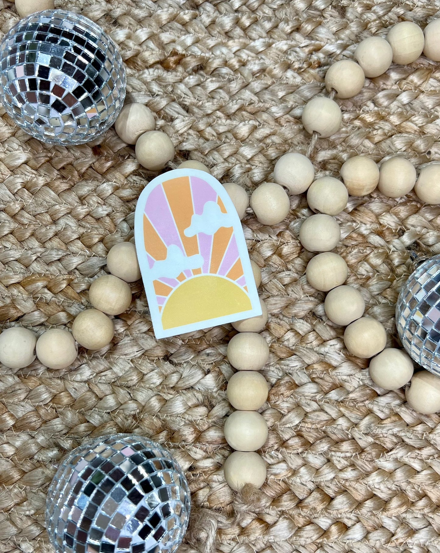 SHINE ON SUN: waterproof sticker