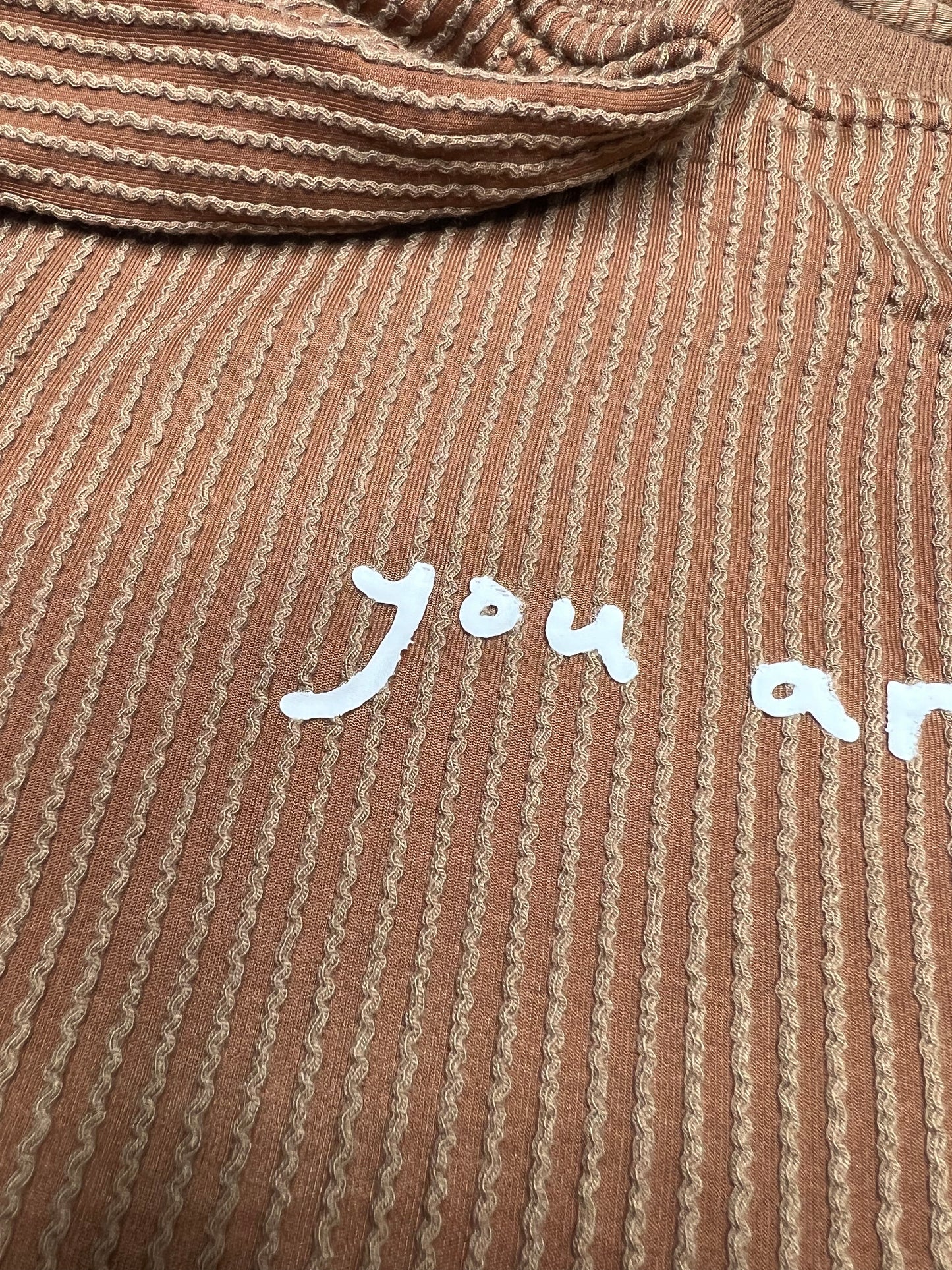 LRG - YOU ARE LOVED I tried a new manufacturer and didn't like how the ink looked on the ribs of this crewneck ------- very lightweight and "slouchy" vibes